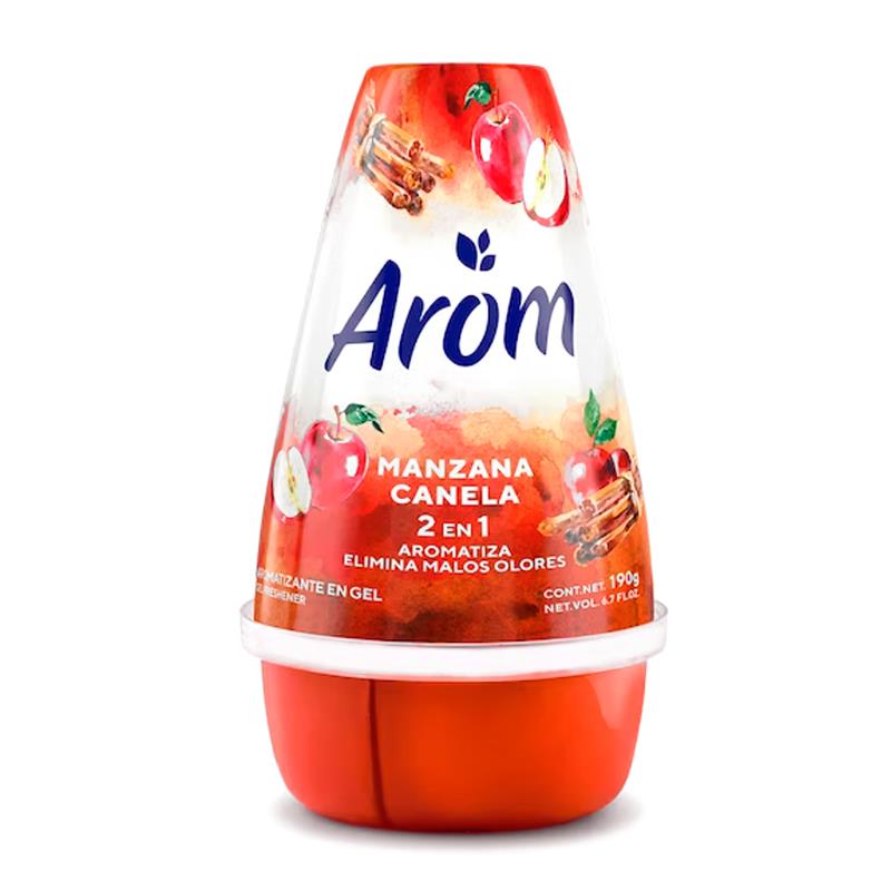 AROMATIZANTE EN GEL MANZANA CANELA AROM 190G